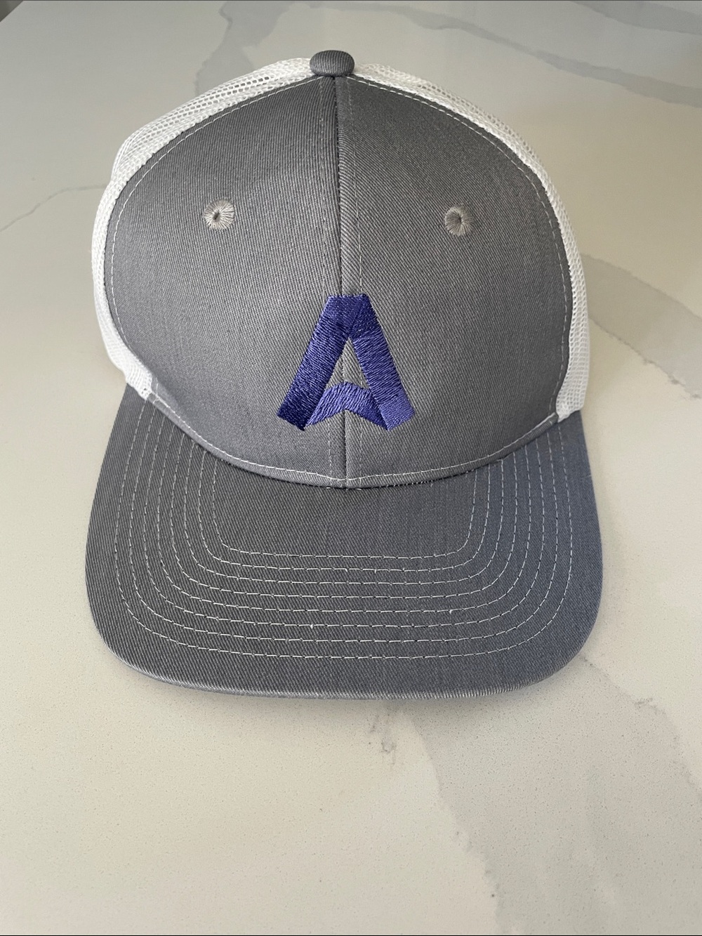 Port Authority Blue A Trucker Hat